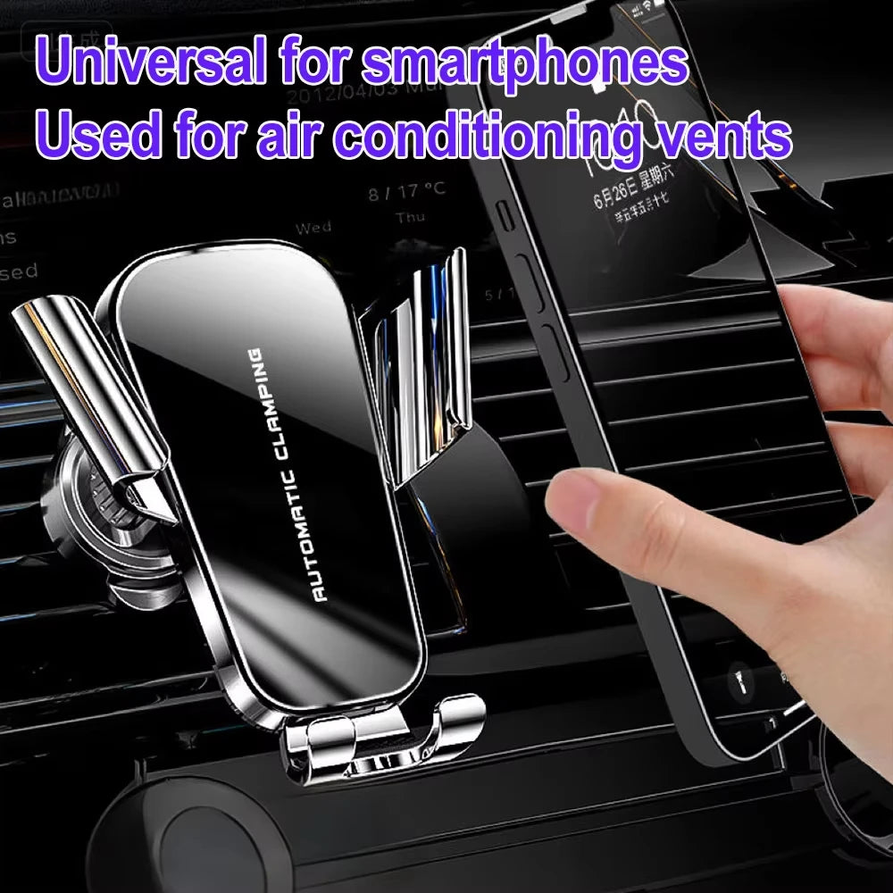 Car Phone Holder Car Air Vent Clip Mount Mobile Cell Stand Smartphone GPS Support For 5-7 Inch Mobile Devices Auto Accessories