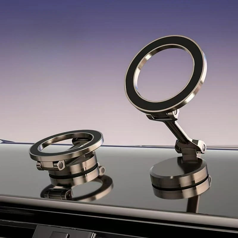 1PCS 360° Adjustable All-Metal Magnetic Phone Holder with Strong Magnet for iPhone 12-17 Series
