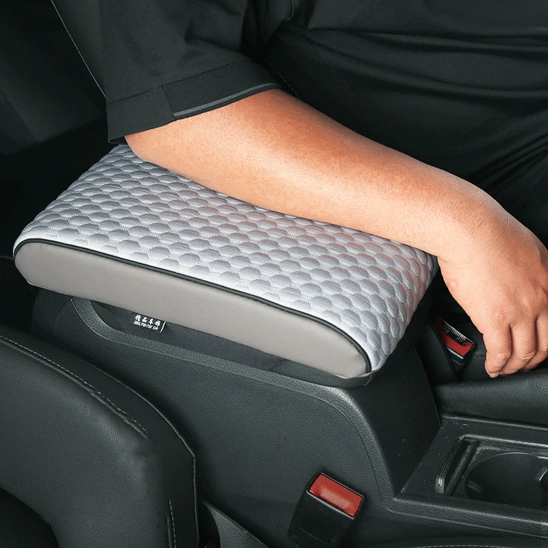 Car Accessories Armrest Cover Cushion In Summer Cooling Material Diamond Shape Central Armrest Cushion Mat 32*16*4.8cm